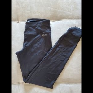 Calvin Klein Black Ankle Leggings